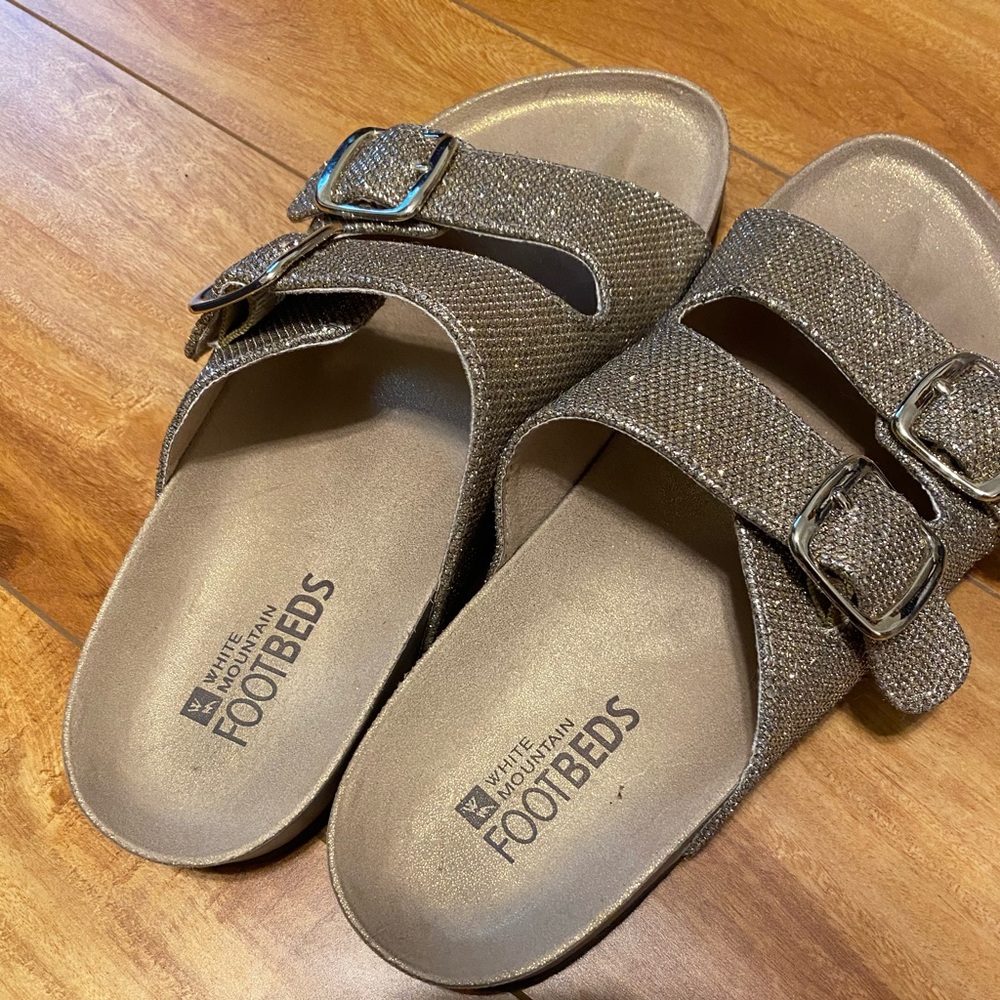 White Mountain Foot Beds - Shimmer Gold